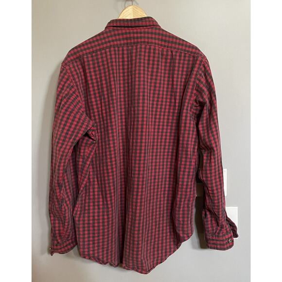 Polo Ralph Lauren Shirt Heavyweight Flannel Plaid Check Button Up XL EUC - Picture 4 of 9